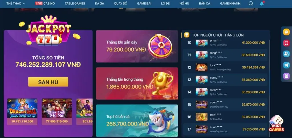 Các môn thể thao đa dạng tại OKVIP 78WIN